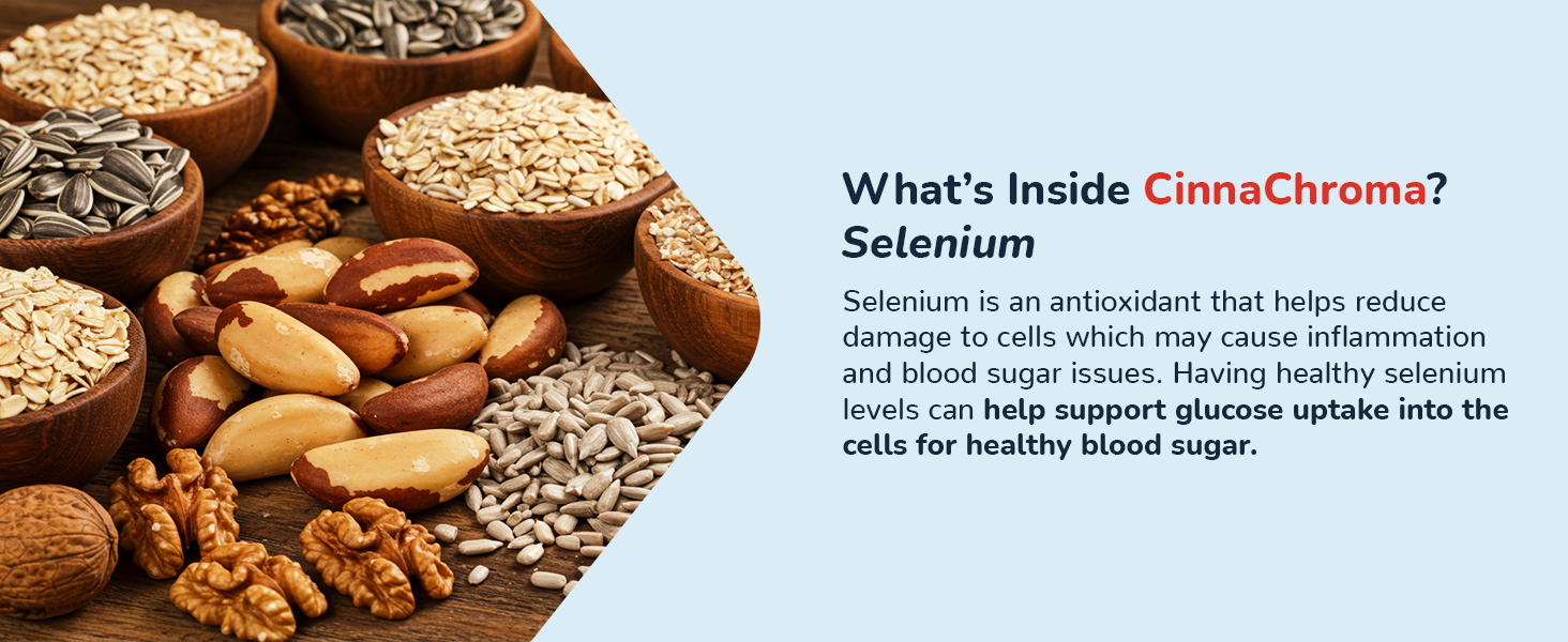Selenium cinnachroma supplement with ceylon cinnamon extract and cinnamon capsules