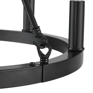 plug in round chandelier