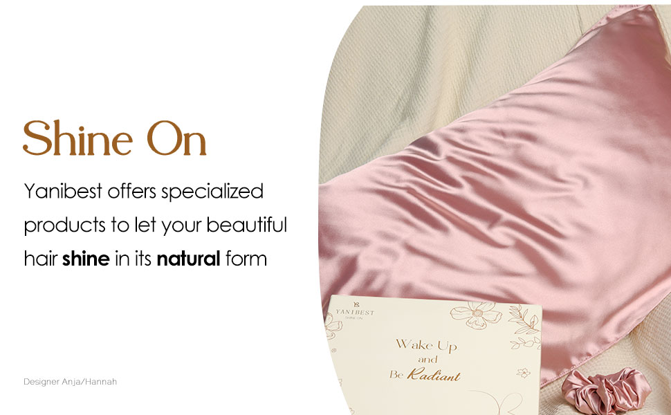 YANIBEST Satin Pillowcase for Hair and Skin Silk Pillowcase