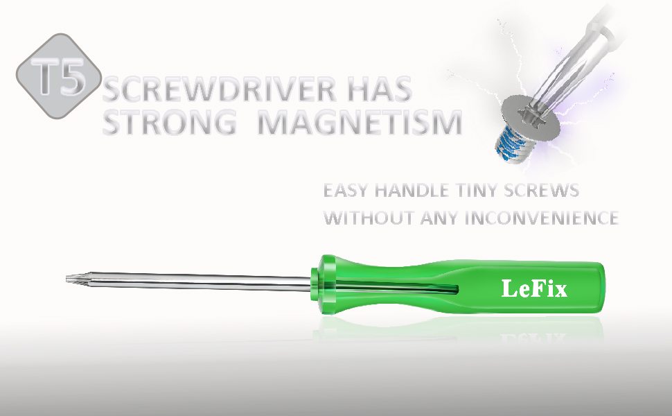 LeFix 12PCS M2x3 Torx T5 Screws + 1 Screwdriver Compatible