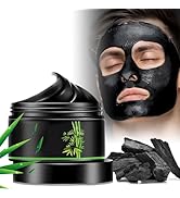 Black Head Remover Mask for face,Black Activated Charcoal Face Mask Skincare peel off, Peel off F...