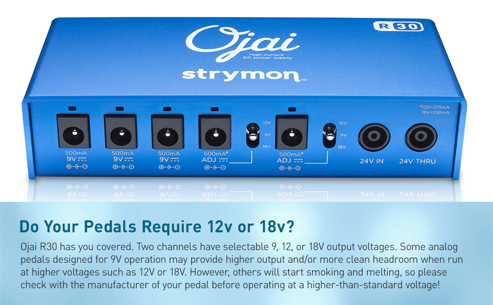ギター Strymon Ojai R30 Expansion kit Amazon.com: Strymon Ojai High Current 9V Guitar Effects Pedal
