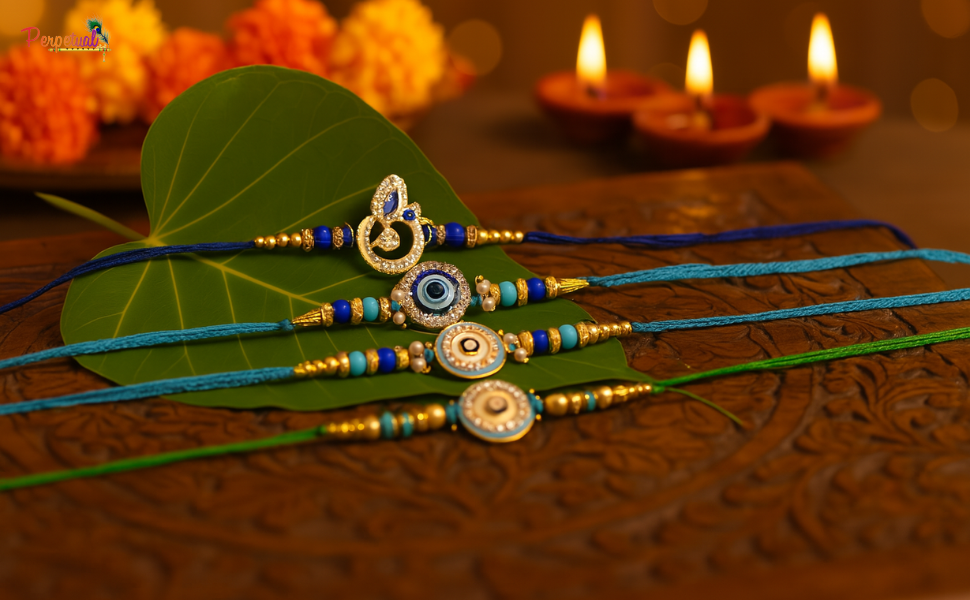 rakhi threads bhabhi rakhi bracelet couple for brothers kids for brother chandi lumba set