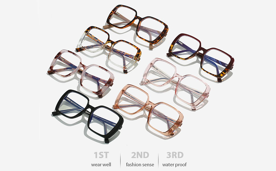 booページ Amazon.com: bullabulling Retro Square Reading Glasses For