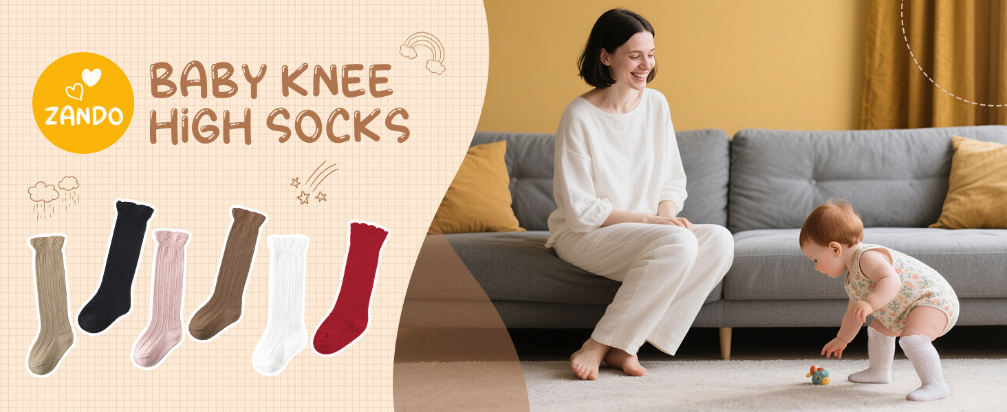 baby knee high socks