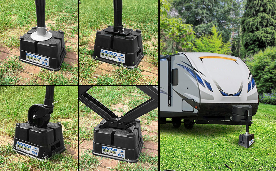 ROBLOCK Trailer Jack Block, 1 PC RV Camper Stabilizer