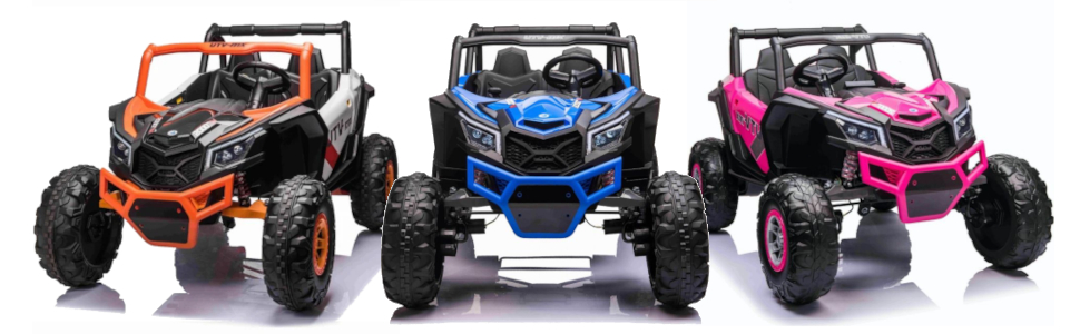 Utv-Mx Buggy 24V 4Wd 2 Seat Electric Ride On Car Outdoor Toys 2.4G Parental Remote Pedal Operation 4 Wheel Suspension Music And Light 11 Xmx-613