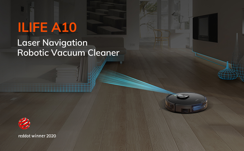 ILIFE A10 laser navigation robot vacuum cleaner