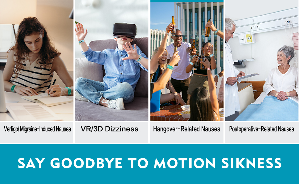 Nausea Relief Motion Sickness Bands, Sea Sickness
