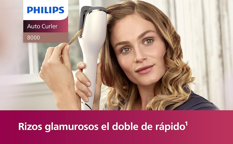 Philips Modelador de cabelo BHB878/00, branco