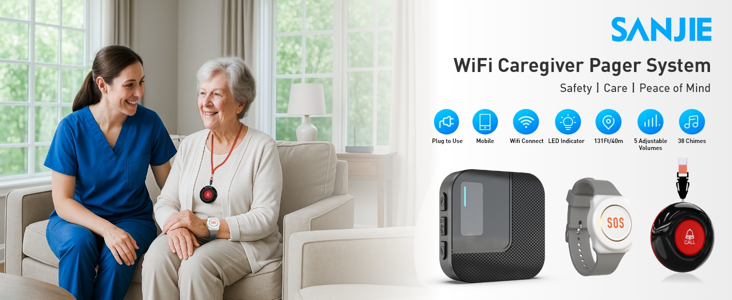 WiFi Caregiver Pager