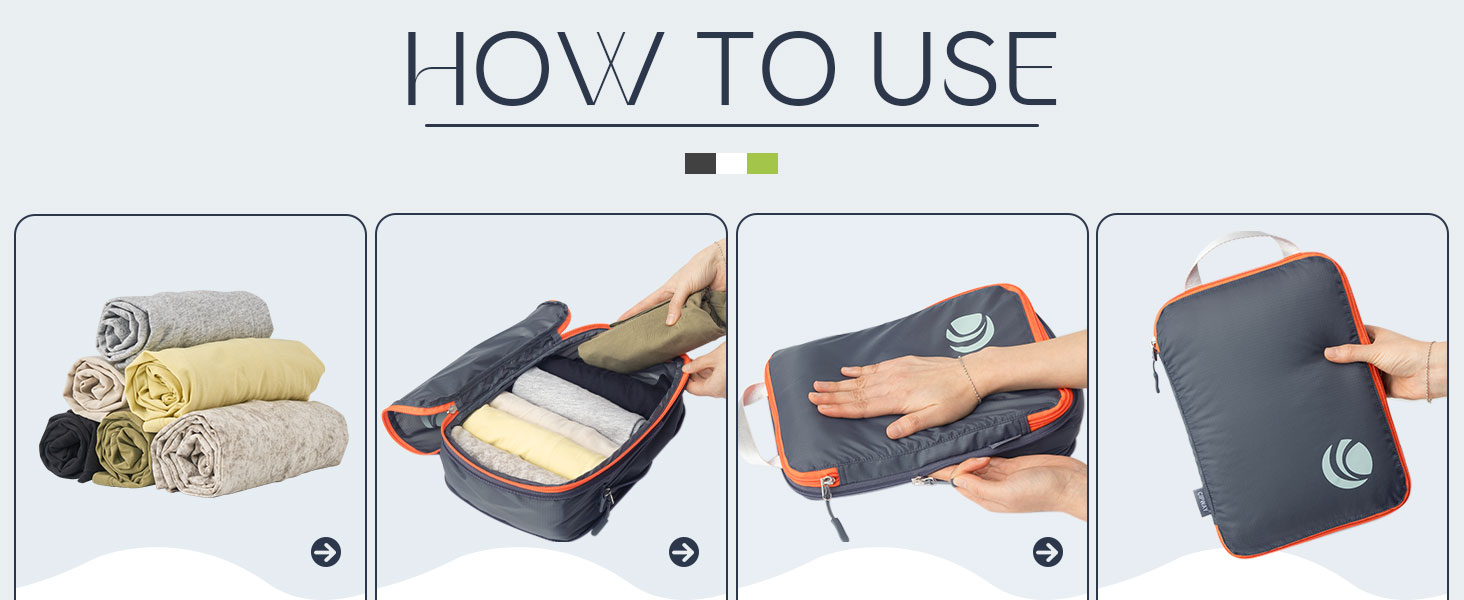 compression packing cubes