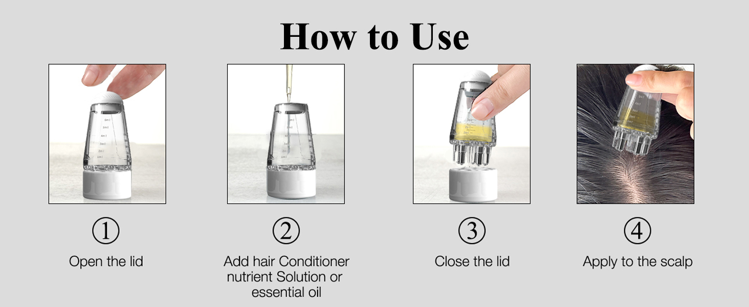 oil dispenser for hair oil hair applicator oil comb hair dye bottle brush hair bottle applicator