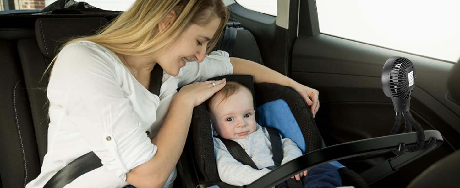 ventilador para coche de bebe