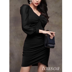 Amazon Co Jp トーアソーア 袖 シフォン シースルー ワンピース レディース ミニ タイト ドレス フォーマル 服 ファッション小物 Amazon Co Jp トーアソーア 袖 シフォン シースルー ワンピース レディース ミニ タイト ドレス フォーマル 服 ファッション小物