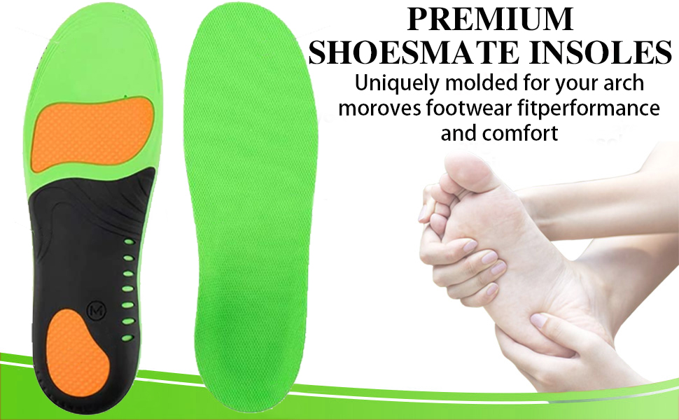 MEDILOE Orthotic Arch Support Insoles, Plantar Fasciitis Insoles