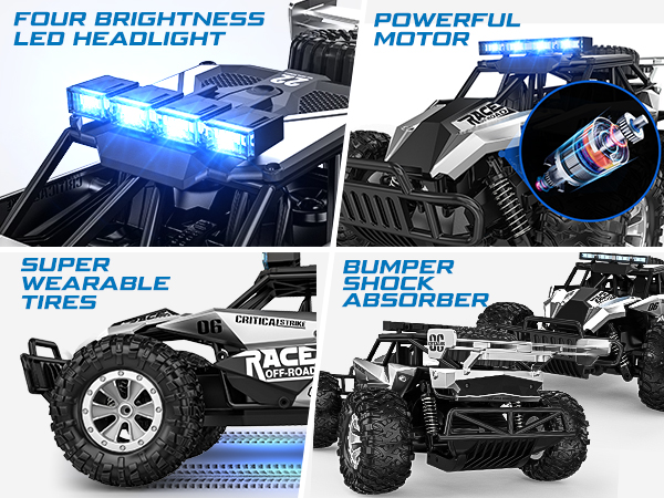 Amazon.com: BLUEJAY Remote Control Car, 2.4GHz High Speed