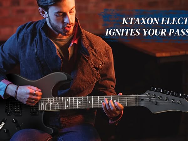 Amazon.com: Ktaxon 39 Inch Electric Guitar, Full Size Solid
