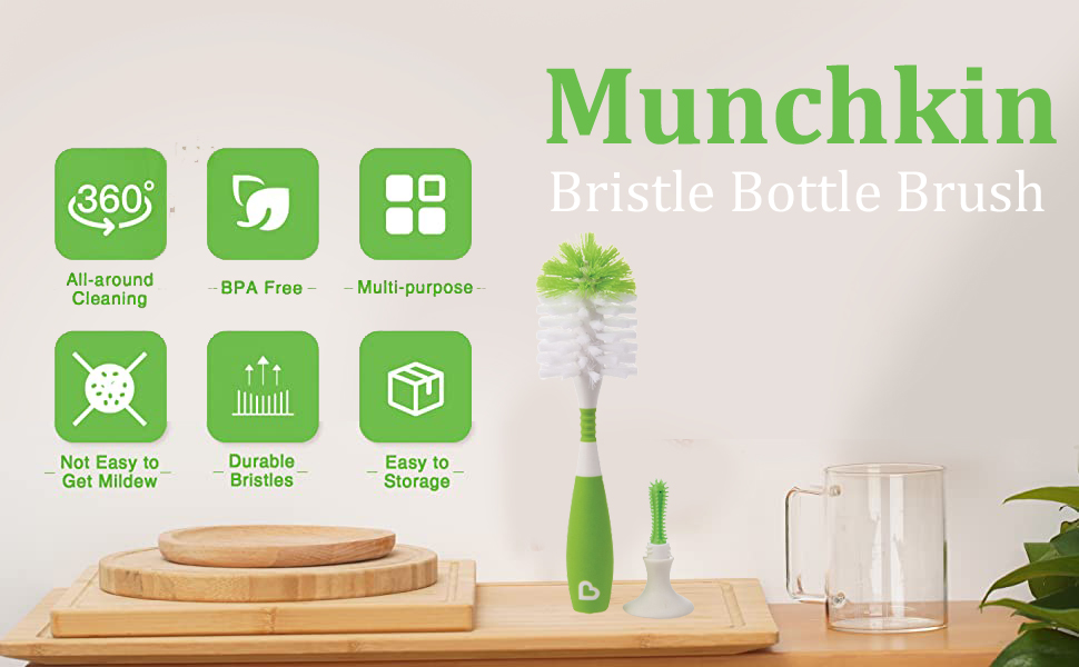 Munchkin Bristle Bottle Brush, SPN-RECPP