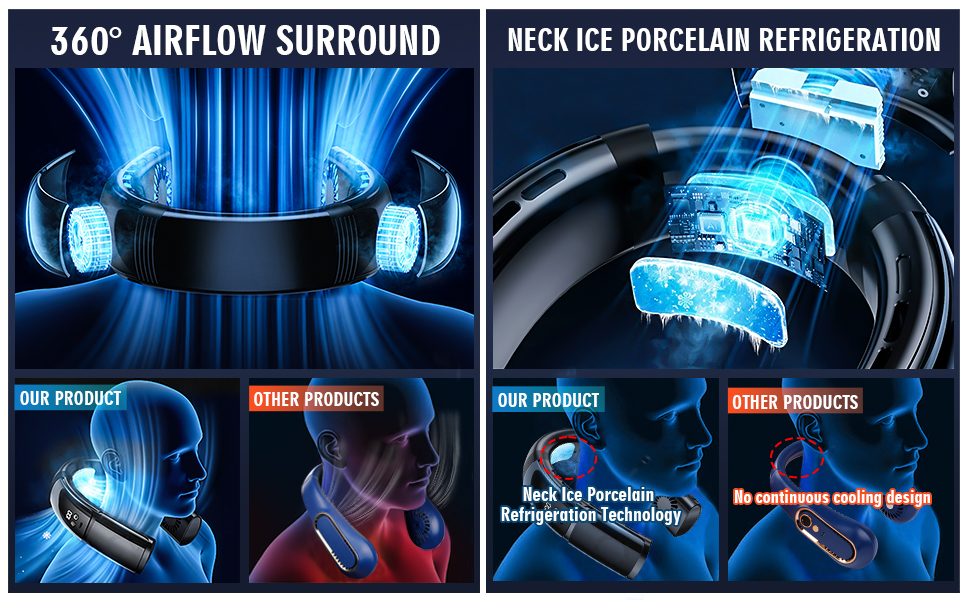 portable neck fan