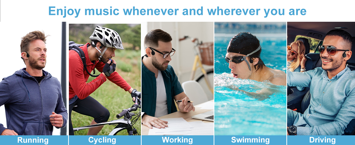 bone conduction headphones waterproof