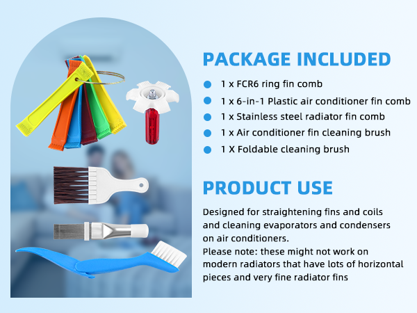 AIR CONDITIONER FIN CLEANER SET