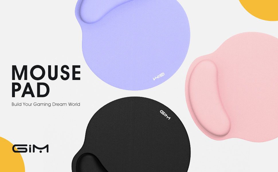 GIM Ergonomic Keyboard Wrist Rest and Mouse Pad with Wrist