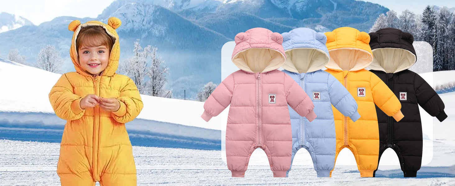 toddler girl snow suits