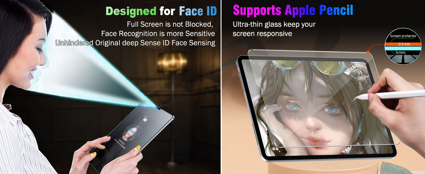 Suppotr Face ID & Apple Pencil