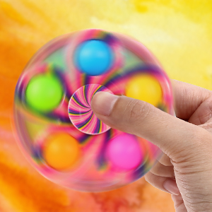 pop it simple dimple fidget spinner
