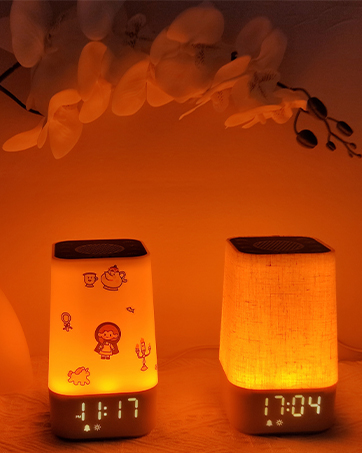 Sound machine alarm clock