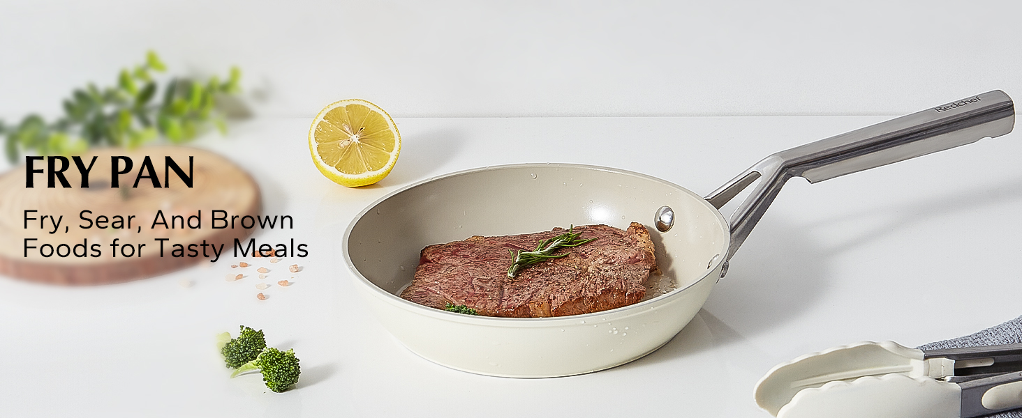 Redchef 8inch Ceramic Nonstick Small Frying Pan, Egg