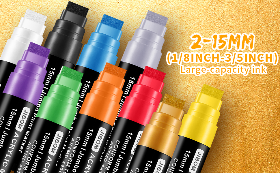 Jumbo marker pens