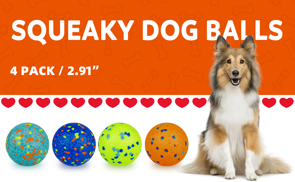 Dog Balls Toys Tennis Ball Dog Chew Toys for Aggressive