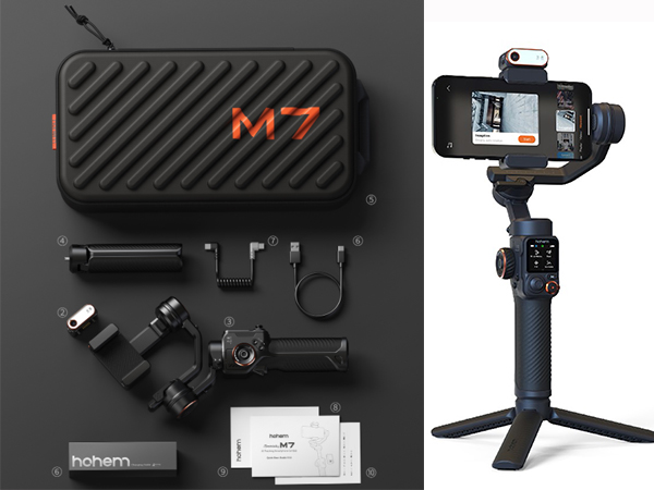 Hohem iSteady M7 スマートフォン用ジンバル Hohem iSteady M7 Kit Gimbal Stabilizzatore per Smartphone