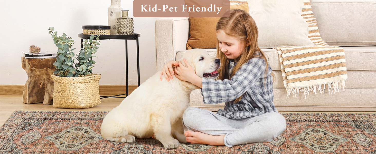 kid&pet friendly rug