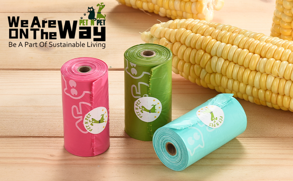 PET N PET Lavender Scented Dog Poop Bag USDA Certified 38 Biobased