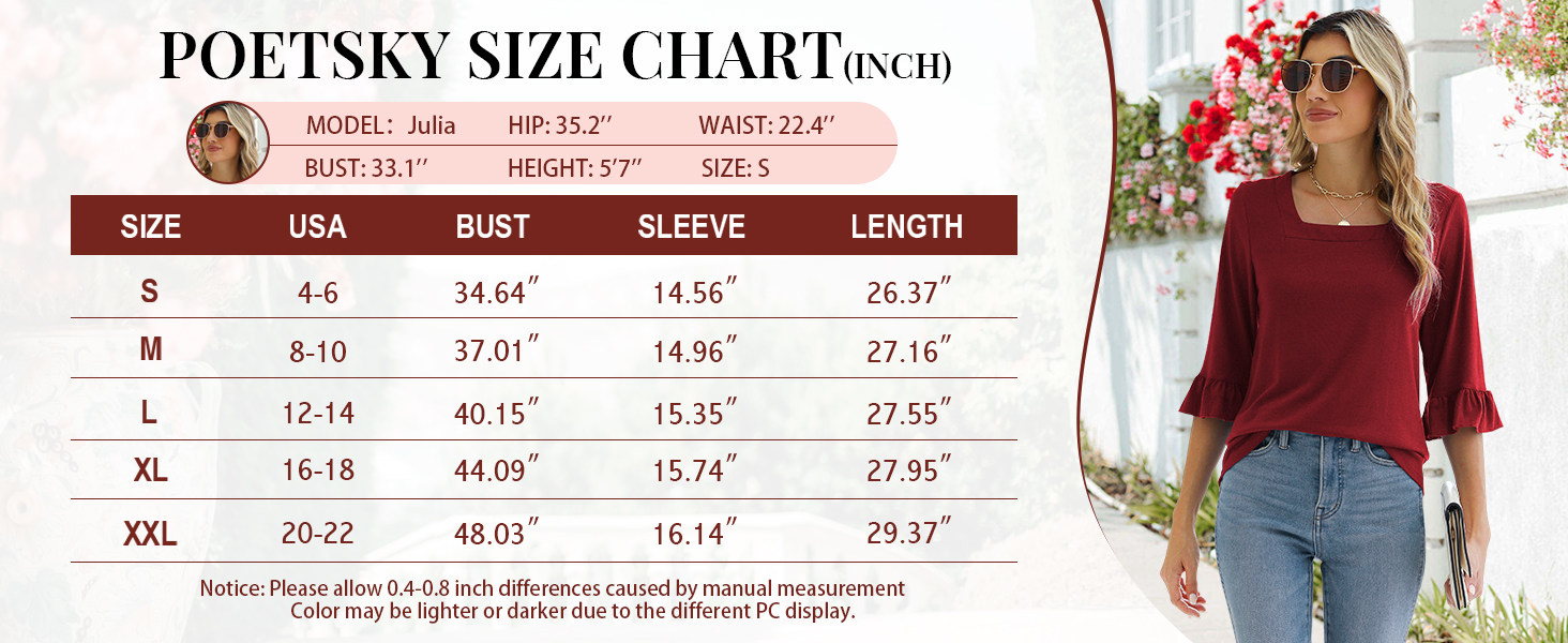 flutter sleeve tops and blouses