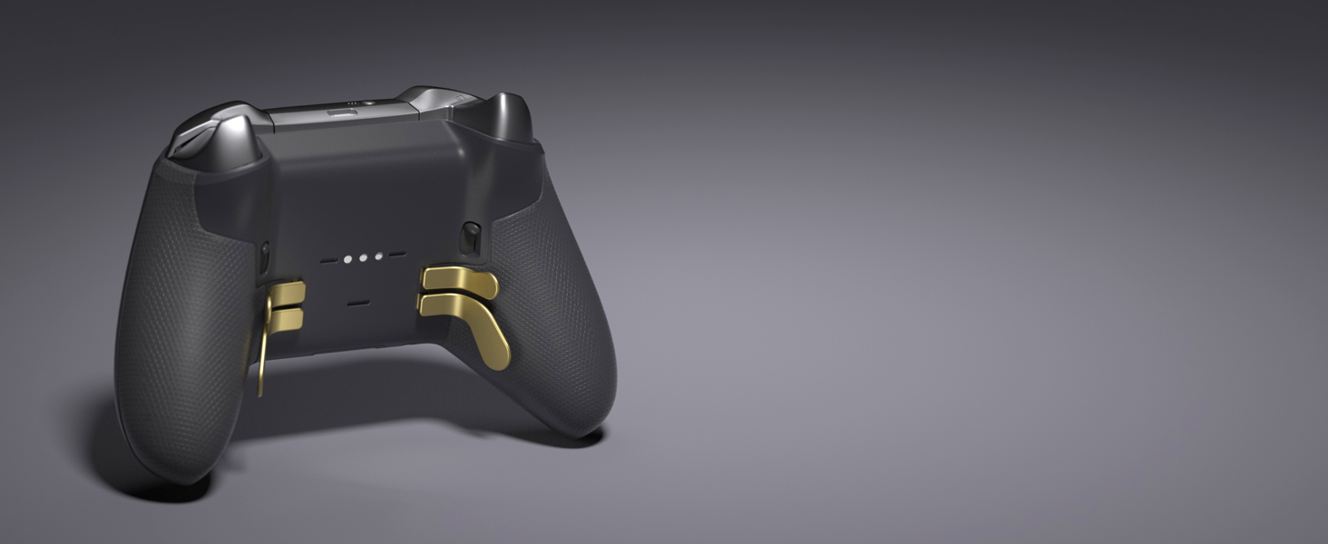 Metal Silver Stainless Steel Paddles Interchangeable Hair Trigger Locks for Xbox Elite Series 2