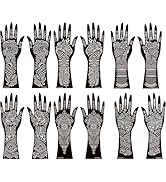 Henna Tattoo Kit,12 Sheets Stickers for Henna Tattoo Hand Forearm Glitter Airbrush DIY Tattooing ...