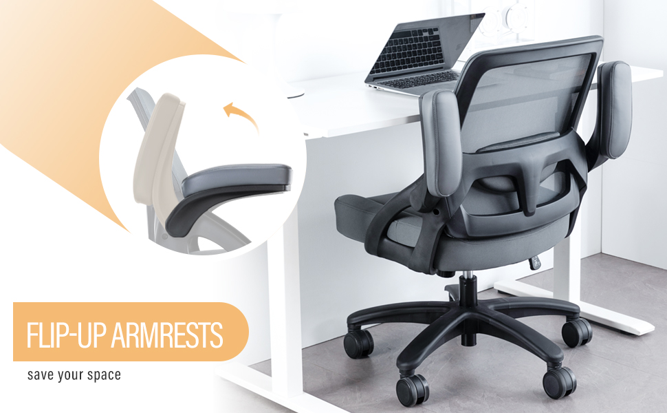 Big and Tall Office Chair 400lb Mesh Ergonomic Heavy Duty