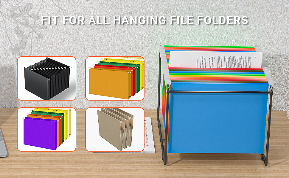 New Hanging File Folder Frame Letter/Legal Size,10.9"H