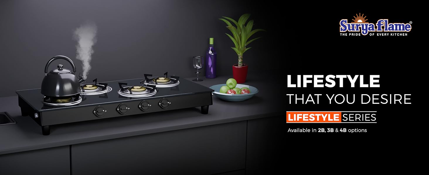 lifestyle LPG gas stove 4 burner