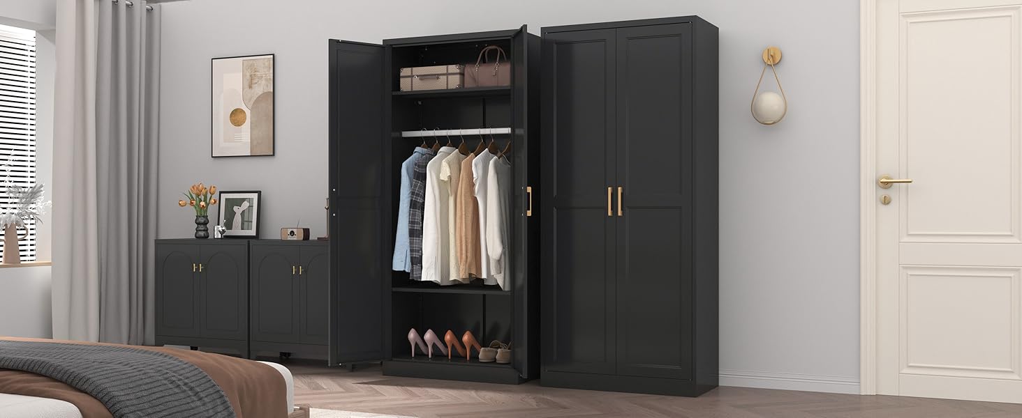 Metal Wardrobe Cabinet
