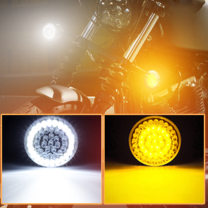 Amazon.com: Amazicha 1157 Front LED Turn Signals Motorcycle
