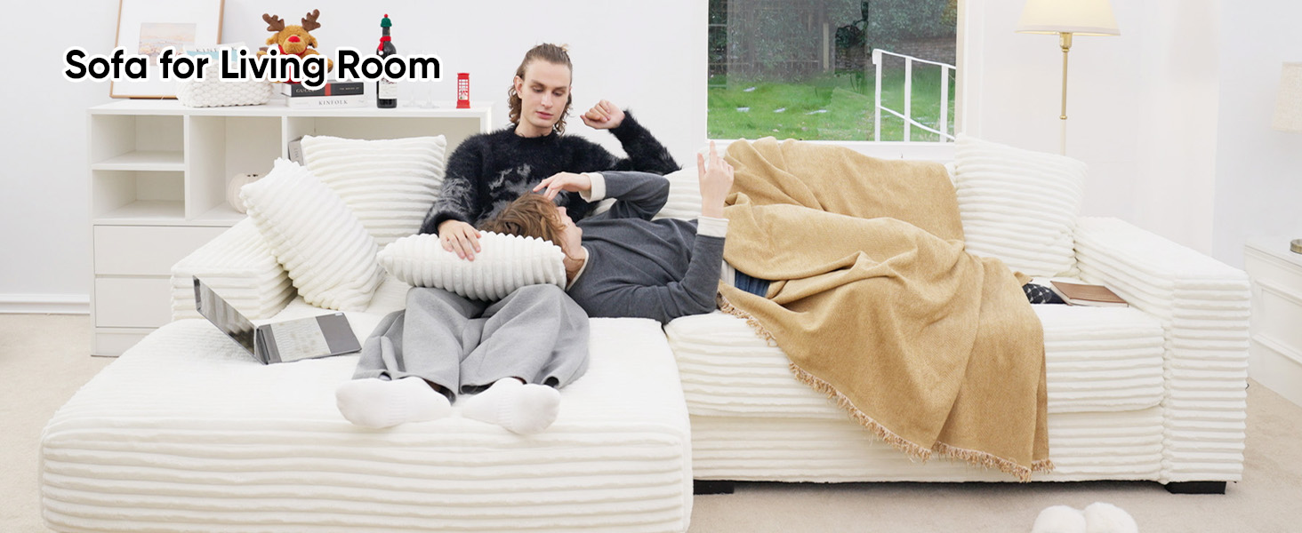 Luxanimarion 111‘’ Cloud Sectional Couch