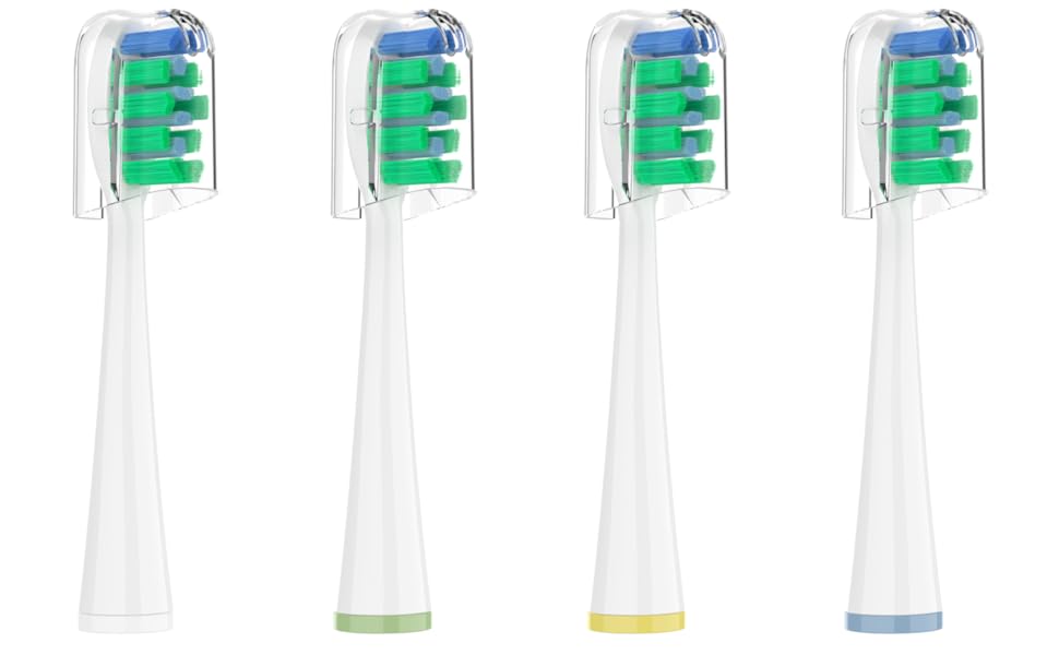 Replacement Brush Heads for 2023 Waterpik Sensonic Toothbrush, with Covers, Compact