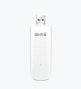 BrosTrend 1800Mbps Clé WiFi 6 USB Puissante Double Bande Adaptateur USB WiFi