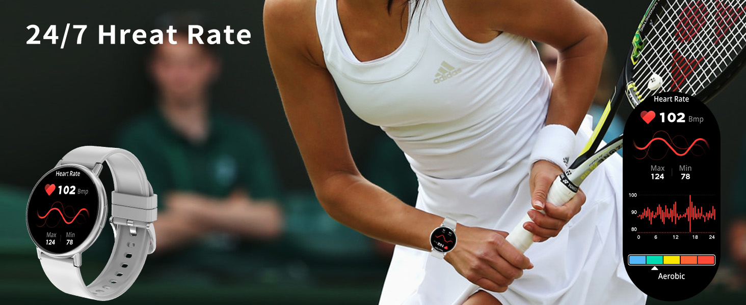 android smart watch round face