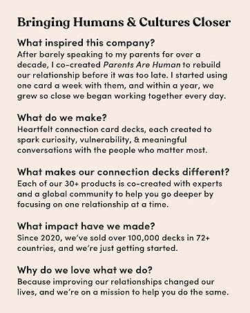 parents are human card games card games for couples connection relationship siblings partners love